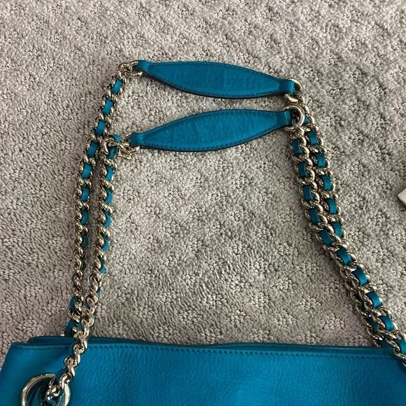 🖤SOLD🖤Gucci Soho Peacock Blue Bag - Picture 4 of 11